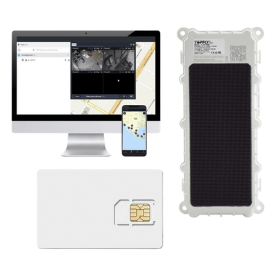 Dispositivo de Seguimiento de Activos / LTE Cat-M1/NB-IoT / IP67 / Batería 9600 mAh / Carga Solar / GPS/GLONASS/Galileo/Beidou