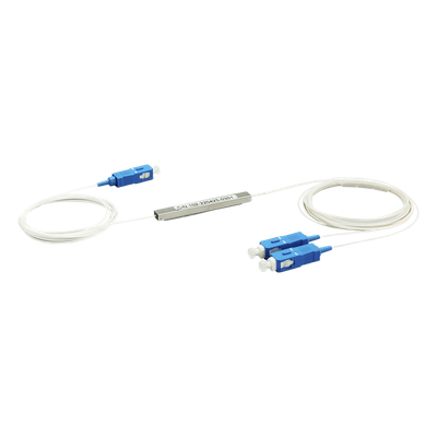 Divisor Óptico PLC / 1×2 / SC/UPC / 1260-1650 nm / -40 a 85°C / G.657A