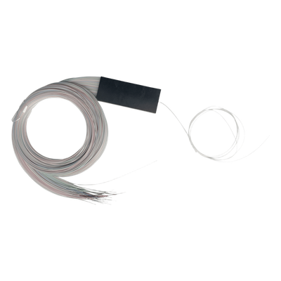 Divisor Óptico PLC / 1×64 / Fusión sin Conectores / Longitud de Onda 1260~1650 nm / Pérdida de Inserción 20.2 dB / Rango -40 a 85°C