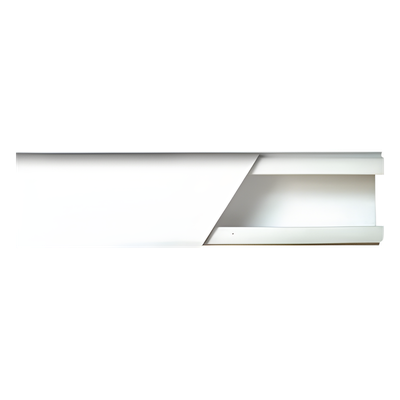 Canaleta PVC / 1 Vía / 20 x 17 mm / Tramo 2.5 m / Autoextinguible / Resistencia UV 500 hrs / -20°C a +85°C