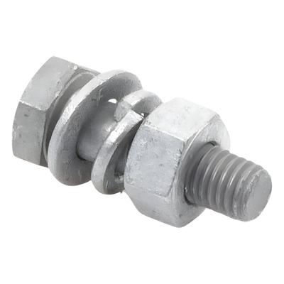 Tornillo estructural de alta presión / 1/2″ x 1-3/4″ / A325 / Con tuerca y arandela plana