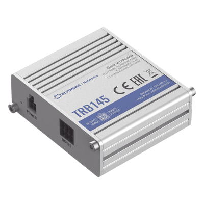 Gateway Industrial LTE Cat 1 / RS485 / 10 Mbps / Aluminio / DIN Rail / Ambientes Extremos