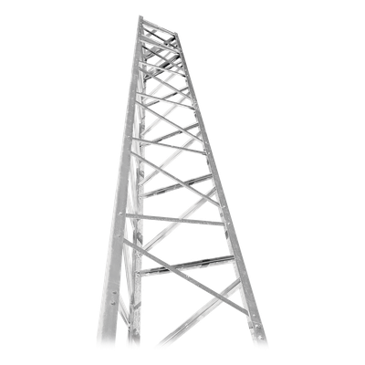 Torre Autosoportada / 88 ft (26.8 m) / Galvanizada / 161 km/h / Secciones 2.4 m