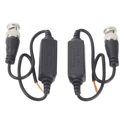 Kit de Transceptores Pasivos / TurboHD 4K / HD-TVI HD-CVI AHD CVBS COAXITRON / Audio por Coaxitron / Blindado RF / 200 m (656 ft)