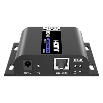 Receptor Extensor HDMI sobre IP / 4K@60Hz / Alcance 120 m (393.7 ft) / HDMI 2.0 / HDCP 2.2 / 18 Gbps / IR Bidireccional / Matriz 256×256