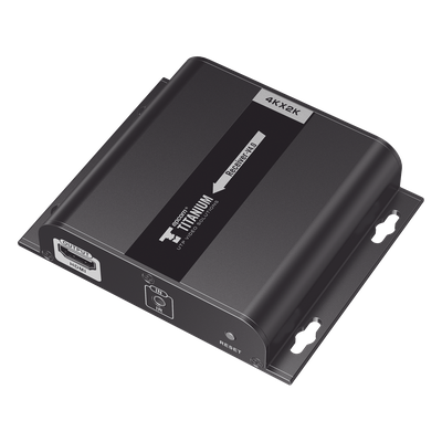 Receptor HDMI Extensor / 4K @ 30Hz / Alcance 120 m (393.7 ft) / Cat 5e/6 / HDbitT / IR / HDCP 1.3 / Switch Gigabit