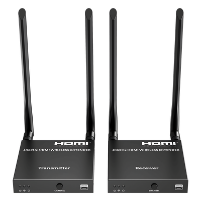 Extensor HDMI Inalámbrico / 4K@60Hz / Resolución 4096×2160 / Tecnología ipcolor STREAM / Banda 5G 5.18-5.24 GHz / Alcance 50 m (164 ft) / Conexión 1 a 4 Pantallas
