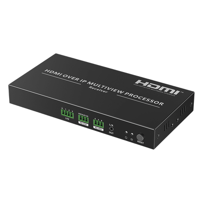 Receptor Multivisor HDMI / 4K 60 Hz / IP Matrix / Latencia 70-180 ms / PoE / IR Bidireccional / RS-232/485
