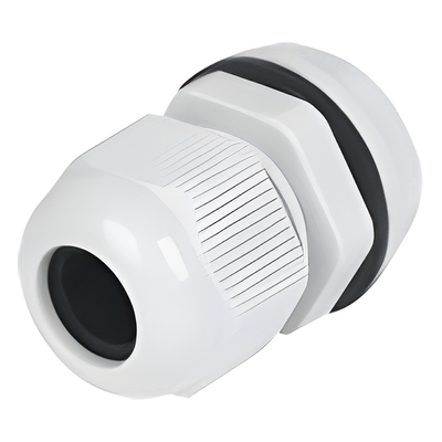 Conector Tipo Glándula / Diámetro de Cable 4-8 mm / Rosca Exterior 16 mm (41/64′) / Plástico Resistente / Diseño Compacto