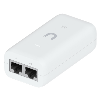 Adaptador PoE+ / 30W / 48V DC / Gigabit Ethernet / Protección Sobretensión / Entrada 100-240V AC
