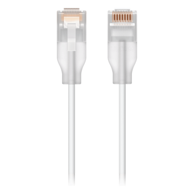 Patchcord Cat 6 / 10 GbE / PoE+++ / Etherlighting / 30 cm (11.81 in) / RJ45 Translúcido / Interior