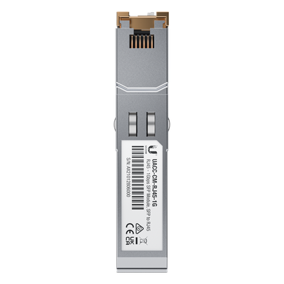 Módulo Transceptor SFP a RJ45 / 1000BASE-T / 1 Gbps / Alcance 100 m (328 ft) / Cobre Ethernet