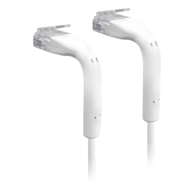 Cable Ethernet Patch / Cat6 / 1 m (3.28 ft) / RJ45 Flexible / Diámetro Ultrafino / Blanco