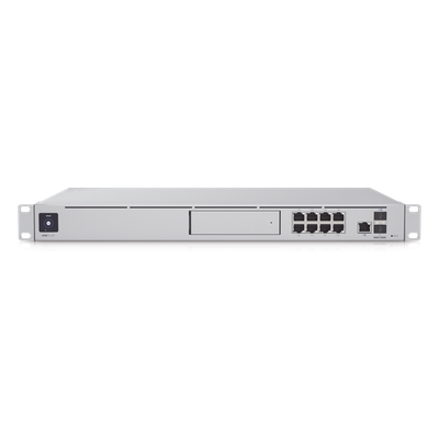 Gateway Cloud 10G / Rack 1U / Dual WAN 10G SFP+ y 2.5G RJ45 / Switch PoE 8 Puertos / PoE+ 180W / IDS/IPS 3.5 Gbps / SSD 128 GB / Pantalla Táctil 1.3′