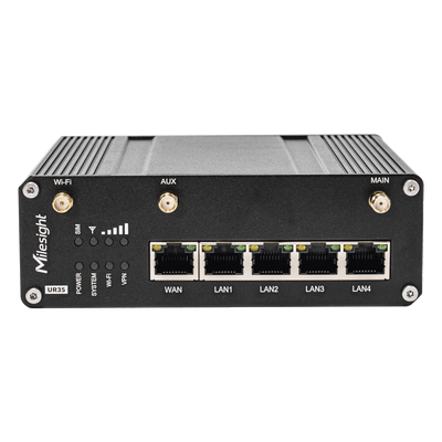 Router Celular Industrial / 4G LTE Dual SIM / WiFi / Ethernet / RS232 / RS485 / IP30 / -40°C a 70°C / 9V-48V DC