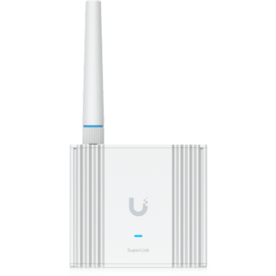 Gateway SuperLink / Alcance 2 km (1.2 mi) / 96 Clientes / Bluetooth 5.2 / PoE o USB-C / Montaje Pared o Riel DIN