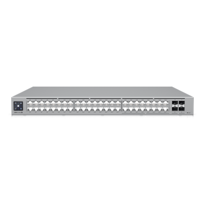 Switch administrado capa 3 / 48 puertos / 16x 2.5 GbE + 32x 1 GbE / 2x SFP+ 10G / PoE++ 720W / Pantalla táctil 1.3″