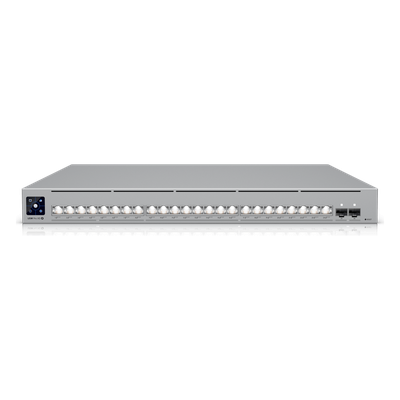 Switch Administrable Capa 3 / 24 Puertos PoE+++ / 16 × 10 GbE + 8 × 2.5 GbE / 2 Puertos SFP28 25 G / 720 W PoE / Etherlighting™