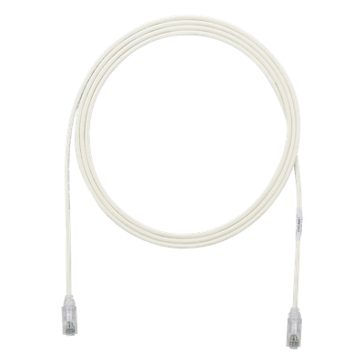 Cable de Parcheo / Cat6 / 28AWG Diámetro Reducido / UTP / 0.91 m (3 Pies) / Blanco Mate