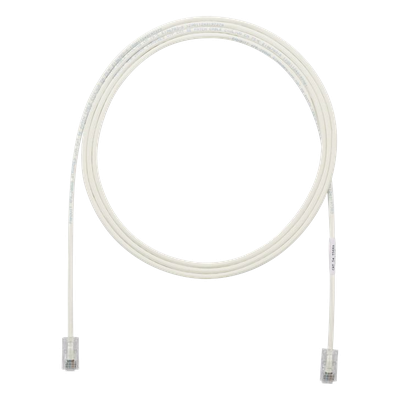 Cable de Parcheo UTP / Cat6A / 28AWG / CM-LSZH / 2.13 m (7 ft) / -40 a 75°C / PoE Tipo 4
