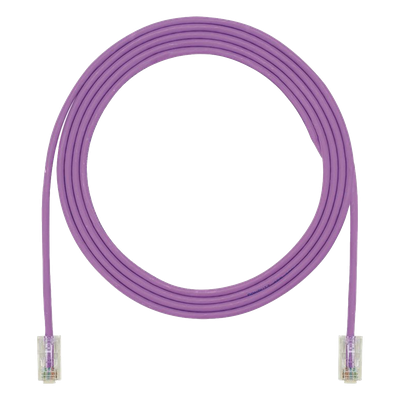 Cable de Parcheo UTP Cat6A / 28AWG / CM-LSZH / 500 MHz / 2.13 m (7 ft) / Violeta