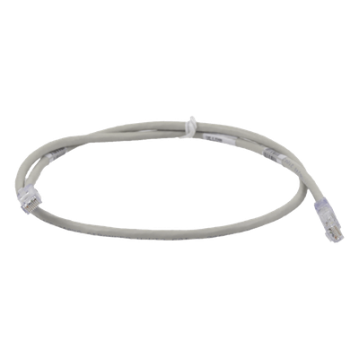Cable de Parcheo UTP Cat6 / 24 AWG / CM / 0.30 m (1 pie) / Gris