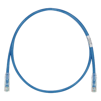 Cable de Parcheo UTP Cat6 / 24 AWG / LSZH / 1 Metro (3.28 Pies) / Azul