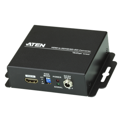 Conversor HDMI a SDI / 3G-SDI / HD-SDI / SD-SDI / 2 Salidas BNC / 1080p60 / Alcance 300 m (984.3 ft)