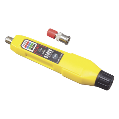 Probador de cables coaxiales / RG59, RG6/6Q, RG7, RG11 / Mapeo de 4 cables / LED indicadores / 5.75″ (146 mm) / 2x AAA