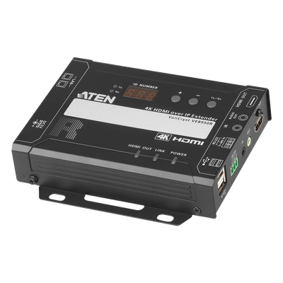 Receptor HDMI sobre IP / 4K @ 30Hz / 4:4:4 / EDID Expert / Control CLI Telnet/RS-232 / Punto a Punto o Multipunto