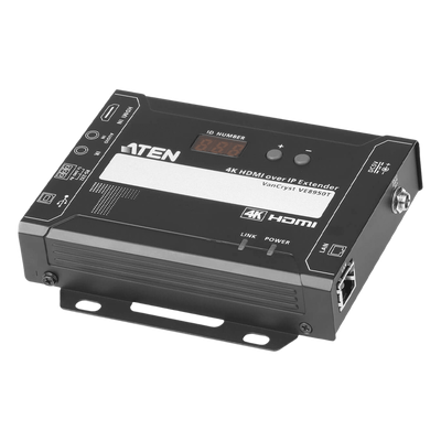 Transmisor Video sobre IP HDMI / 4K Ultra HD 4096×2160 @ 30Hz / Compresión Lossless / Latencia Ultra Baja / PoE 802.3af / Video Wall 8×8 / RS-232 e IR / Daisy Chain