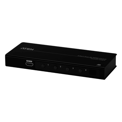 Conmutador HDMI / 4K real 4096×2160@60Hz / 18 Gbps / 4:4:4 / 12-bit Deep Color / 4 puertos / HDMI 2.0 HDCP 2.2