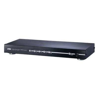 Switch HDMI / 4 Entradas / 2 Salidas / 3D y ARC / 15 m (49 ft) / 6.75 Gbps / Montaje en Rack