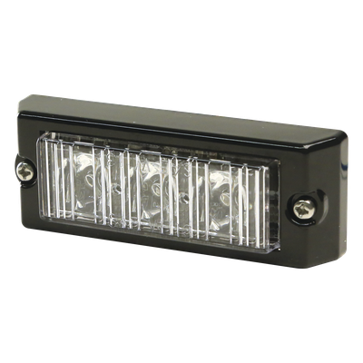 Luz Auxiliar LED / 3 LEDs Ultra Brillantes / 11 Patrones Programables / 12-24 VCC / SAE J595 Clase I / Azul / Uso Interior y Exterior