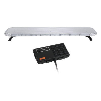Barra de Luces LED / 46 Pulgadas / Rojo/Azul / 132 LEDs 3 W / 45 Patrones / SAE Clase I / -40 a 70 °C