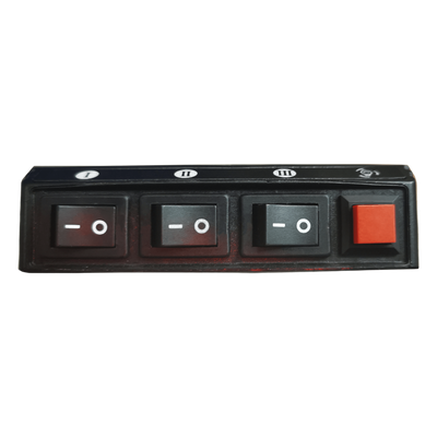Switch de Control / 4 Interruptores / 12 VCC / 15 A / 104x55x33 mm / 4.09×2.17×1.30 in
