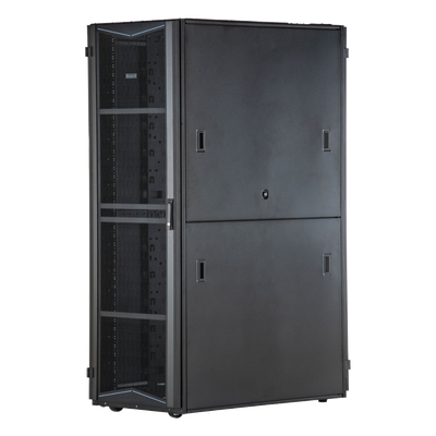 Gabinete para Centros de Datos / 42 UR / 800 mm Ancho / 1200 mm Profundidad / 2.62 x 3.94 pies / Acero / Negro