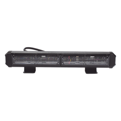 Barra de Luz de Advertencia / 12 LED Gen III / 10 Patrones de Destello / 10.8′ (274 mm) / Ámbar / 10-30 VCC / 180°