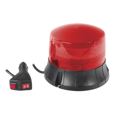Burbuja LED Giratoria / 9 LEDs / Montaje Magnético / IP65 / 12 VCC / 2 Patrones de Destello