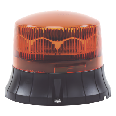 Burbuja LED Giratoria / Ámbar / 9 LEDs / 12-30 VCC / IP65 / Montaje Permanente