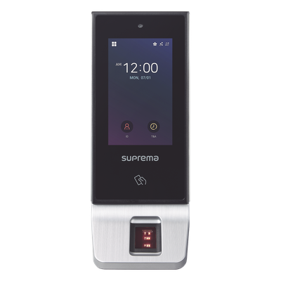 Terminal de Control de Acceso / Multitecnología / Huella / RFID Mifare / Bluetooth / Pantalla Táctil 4′ / IP65 / PoE
