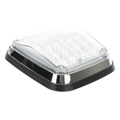 Luz de Advertencia LED / 24 LEDs / 11 Patrones de Destello / IP67 / 12-30 VCC / 9.5 W / SAE J845