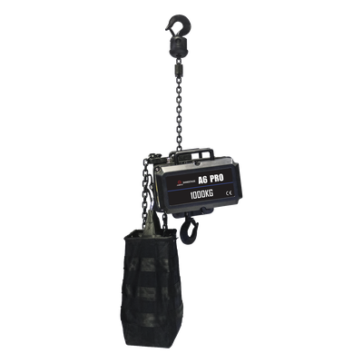 Polipasto Eléctrico / 1 Tonelada / Cadena 25 m (82 ft) / IP66 / Control 24V / Velocidad 4 m/min (13.1 ft/min)