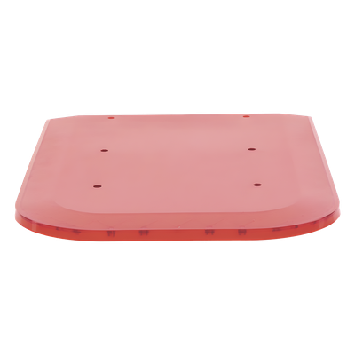 Domo lateral de reemplazo / Policarbonato rojo / Compatible X67 / 0.3 m (1 pie) aprox.